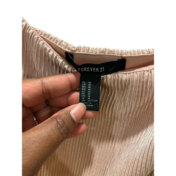 Forever 21 Light Pink Plisse Jumpsuit - Picture 4 of 6